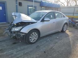 Vehiculos salvage en venta de Copart Wichita, KS: 2011 Chevrolet Cruze LT