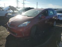 Salvage cars for sale at Elgin, IL auction: 2012 Toyota Prius V