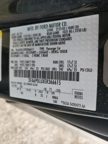 2014 Ford Fusion SE Hybrid