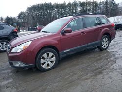 Salvage cars for sale at North Billerica, MA auction: 2012 Subaru Outback 2.5I