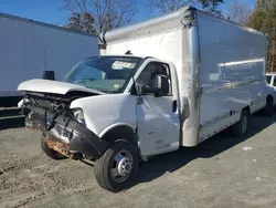 Salvage trucks for sale at Waldorf, MD auction: 2023 GMC Savana Cutaway G3500