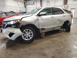 Salvage cars for sale at Franklin, WI auction: 2018 Chevrolet Equinox LT