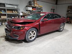 Chevrolet salvage cars for sale: 2017 Chevrolet Malibu LT