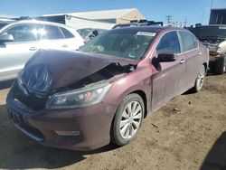 Salvage cars for sale at Brighton, CO auction: 2013 Honda Accord EX