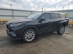 Salvage cars for sale at Dyer, IN auction: 2024 Toyota Highlander Hybrid Limited