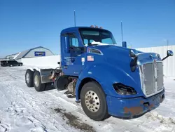 Salvage trucks for sale at Portland, MI auction: 2018 Kenworth Construction T680