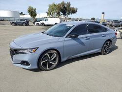 Salvage cars for sale at Martinez, CA auction: 2022 Honda Accord Sport SE