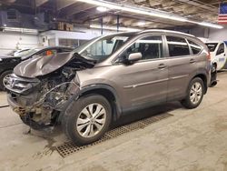 Salvage cars for sale at Wheeling, IL auction: 2013 Honda CR-V EXL