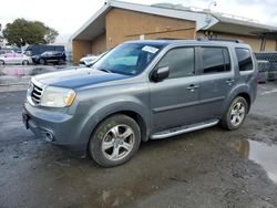 Salvage cars for sale at Hayward, CA auction: 2012 Honda Pilot EXL