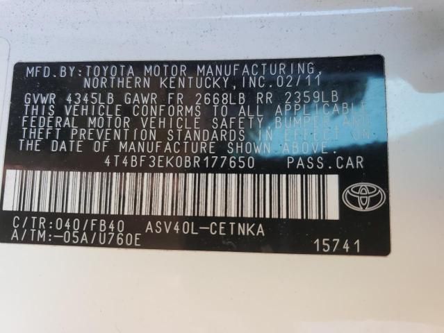 2011 Toyota Camry Base