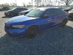 Salvage cars for sale at Riverview, FL auction: 2022 Honda Civic Sport