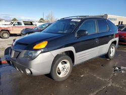 Salvage cars for sale at Littleton, CO auction: 2001 Pontiac Aztek