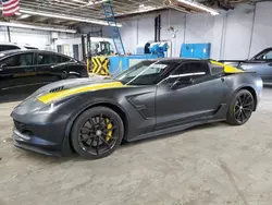 Salvage cars for sale at Wheeling, IL auction: 2019 Chevrolet Corvette Grand Sport 2LT