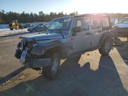 Salvage cars for sale at Windham, ME auction: 2018 Jeep Wrangler Unlimited Sport