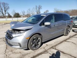 Salvage cars for sale from Copart Rogersville, MO: 2021 Honda Odyssey Elite