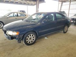 Salvage cars for sale from Copart American Canyon, CA: 2002 Volvo S60