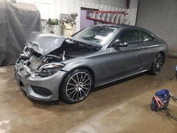 Salvage cars for sale at Elgin, IL auction: 2018 Mercedes-Benz C 300 4matic