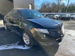 Salvage cars for sale at North Billerica, MA auction: 2018 Lincoln MKT