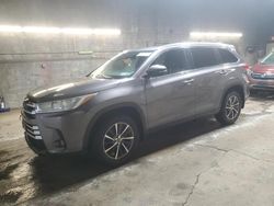 Salvage cars for sale at Angola, NY auction: 2019 Toyota Highlander SE