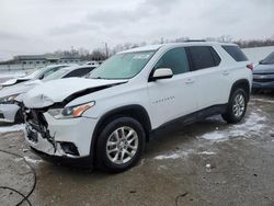 Chevrolet salvage cars for sale: 2018 Chevrolet Traverse LT