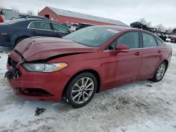 Ford salvage cars for sale: 2017 Ford Fusion SE