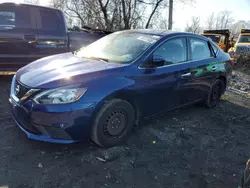 Nissan salvage cars for sale: 2016 Nissan Sentra S