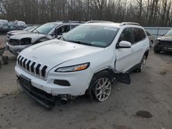 Salvage cars for sale from Copart Glassboro, NJ: 2016 Jeep Cherokee Latitude