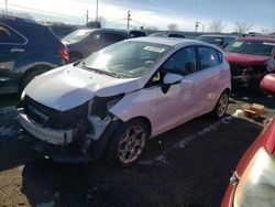 Salvage cars for sale at New Britain, CT auction: 2012 Ford Fiesta SES