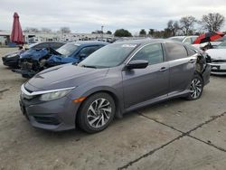 Salvage cars for sale at Sacramento, CA auction: 2016 Honda Civic EX