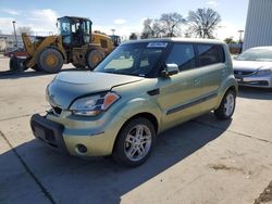 Salvage cars for sale at Sacramento, CA auction: 2010 KIA Soul +