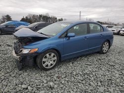 Salvage cars for sale at Mebane, NC auction: 2008 Honda Civic LX