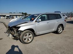 Salvage cars for sale at Harleyville, SC auction: 2010 Toyota Highlander Limited