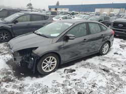 Salvage cars for sale from Copart Woodhaven, MI: 2015 Ford Focus SE