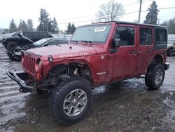 SUV salvage a la venta en subasta: 2012 Jeep Wrangler Unlimited Rubicon