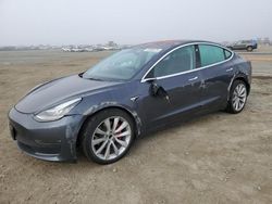 Salvage cars for sale at San Diego, CA auction: 2018 Tesla Model 3