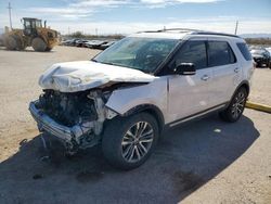 Salvage cars for sale at Tucson, AZ auction: 2017 Ford Explorer Platinum