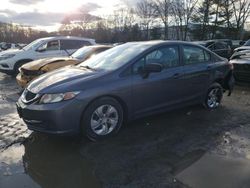 Salvage cars for sale at North Billerica, MA auction: 2014 Honda Civic LX