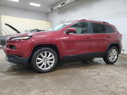 Salvage cars for sale at Davison, MI auction: 2016 Jeep Cherokee Limited