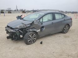 Salvage cars for sale at New Braunfels, TX auction: 2022 Nissan Versa SV