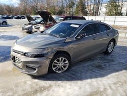 Salvage cars for sale at North Billerica, MA auction: 2018 Chevrolet Malibu LT