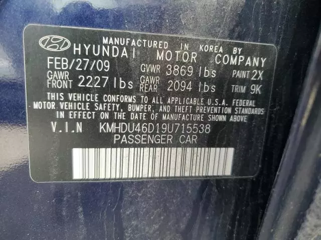 2009 Hyundai Elantra GLS