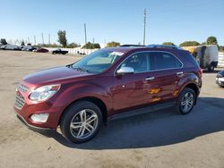 Chevrolet salvage cars for sale: 2016 Chevrolet Equinox LTZ