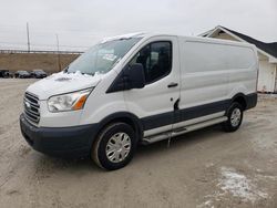 Salvage trucks for sale at Northfield, OH auction: 2018 Ford Transit T-250