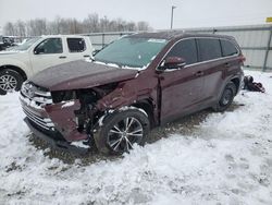 Toyota Vehiculos salvage en venta: 2019 Toyota Highlander LE