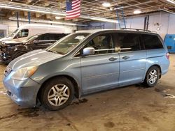 Salvage cars for sale at Wheeling, IL auction: 2006 Honda Odyssey Touring