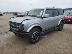 Salvage cars for sale at Woodhaven, MI auction: 2024 Ford Bronco Outer Banks