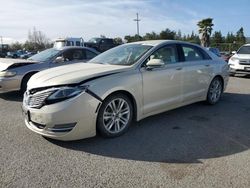 Carros salvage sin ofertas aún a la venta en subasta: 2014 Lincoln MKZ Hybrid