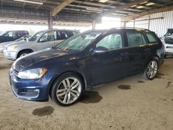 Salvage cars for sale at American Canyon, CA auction: 2015 Volkswagen Golf Sportwagen TDI S