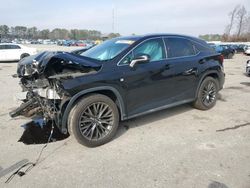 Salvage cars for sale at Dunn, NC auction: 2017 Lexus RX 350 Base