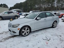 Salvage cars for sale at Seaford, DE auction: 2011 Mercedes-Benz C 300 4matic